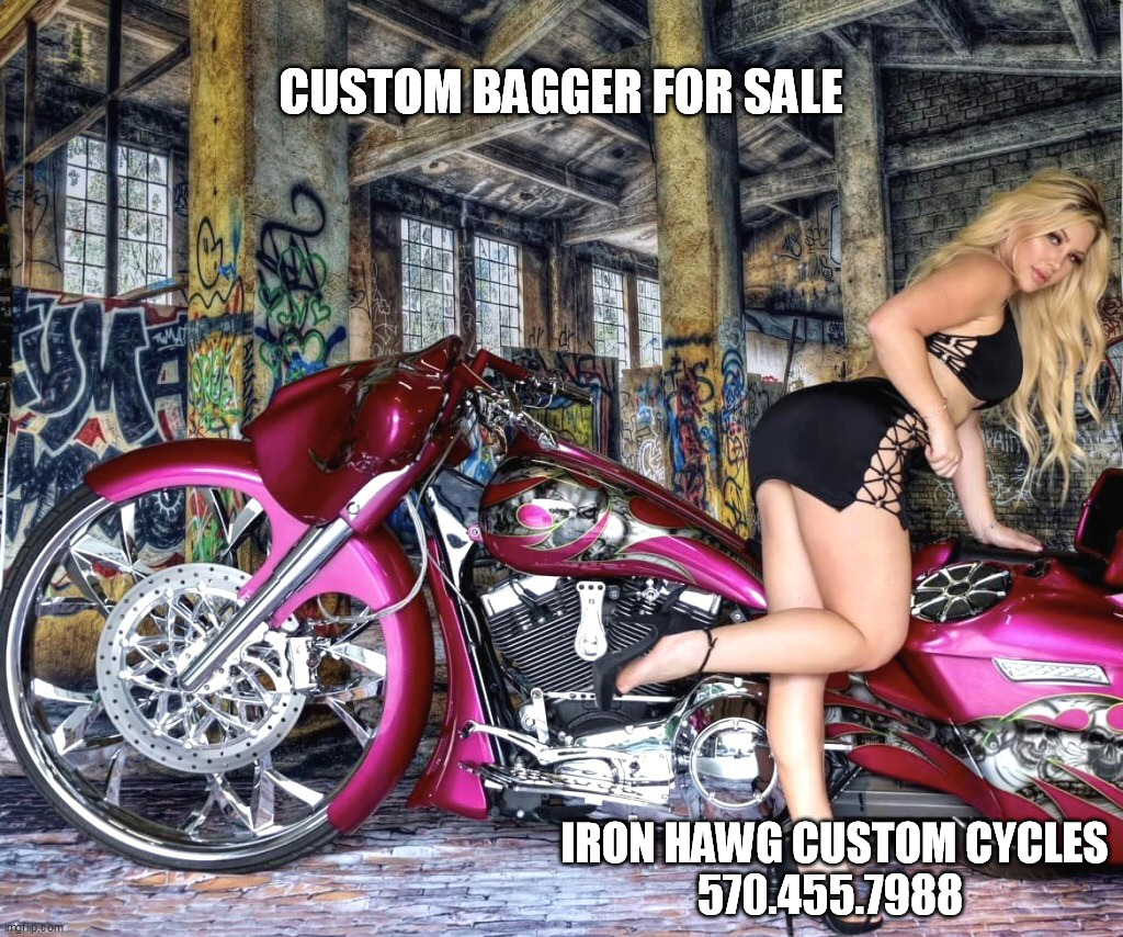 Custom Bagger Motorcycle For Sale PA