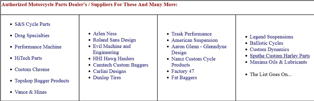 Harley Motorcycle Parts Iron Hawg Custom Cycles Hazleton PA